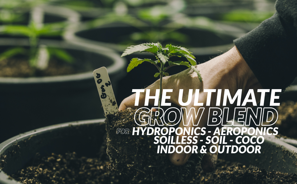 HydraGrow A & B Grow Nutrients 2 Part Liquid Advanced Plant Food