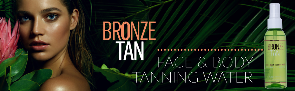 Bronze Tan Face Tanning Water Spray Self Tanner For A Gradual And Natural Sunless Tan