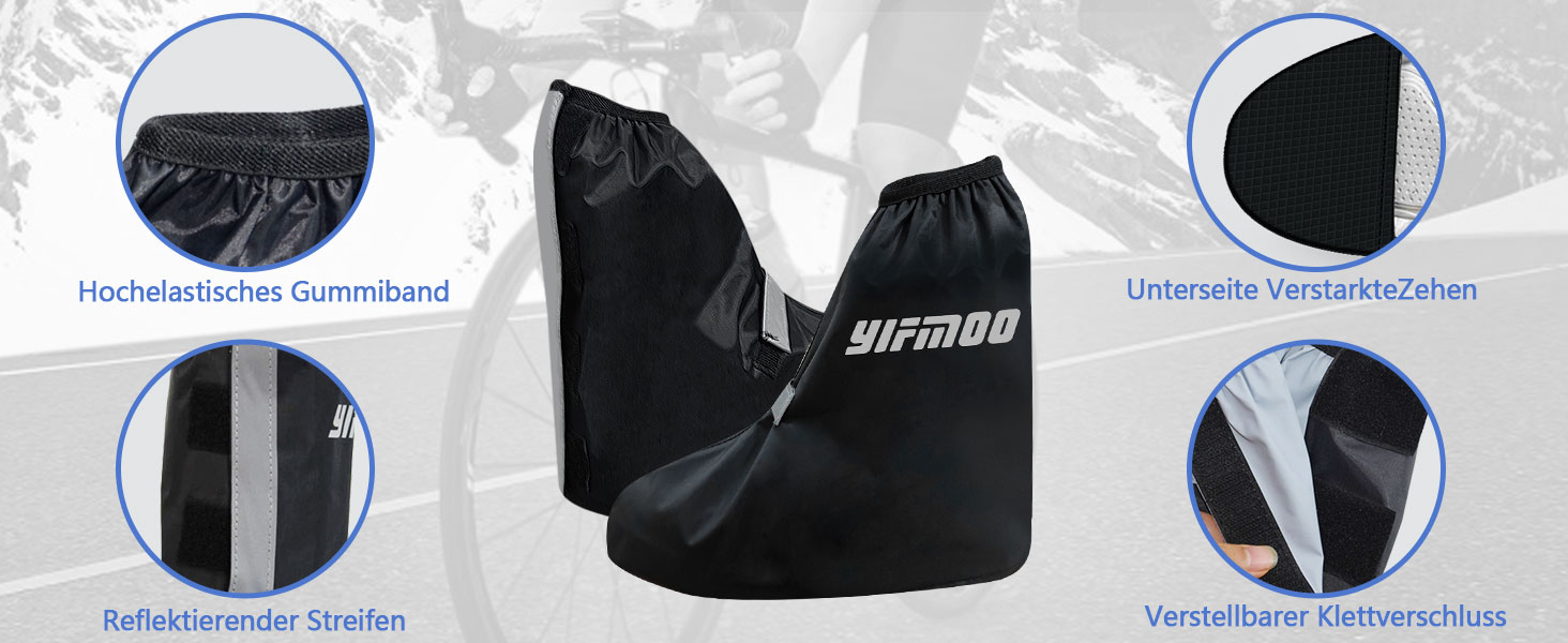 Fahrradschuhüberzug Detail