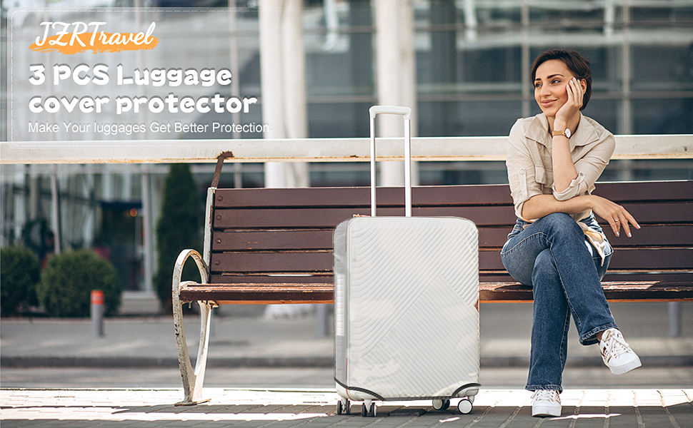 clear luggage covers for suitcase