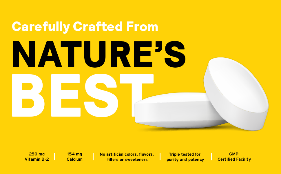 b2 vitamin riboflavin mg 250 b 250mg e capsules energy pills metabolism 2 complex calcium free