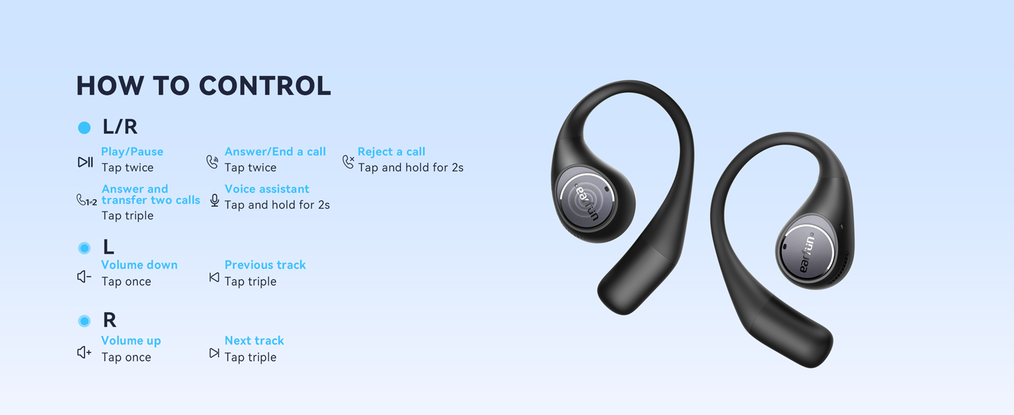 EarFun OpenJump Open Ear Headphones