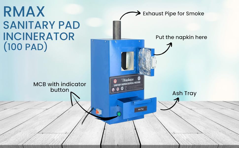 RMAX COMBO OF SANITARY PAD VENDING MACHINE (25 PAD) WITH SANITARY PAD