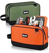 UUP Zipper Tool Pouch 2 Pack, Two Compartments Small Tool Bag, 12 inch Utility ToolBag with Carry...