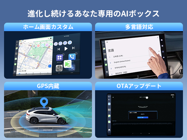 Amazon.co.jp: JESIMAIK CarPlay AIボックス UHDlite 車内で動画