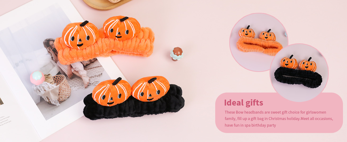 Kawaii Spa Headbands for Women Girls, Cute Headbands for Makeup and Face Washing