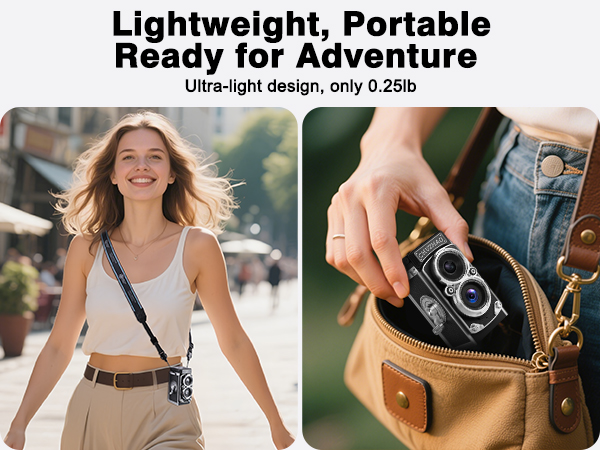 Amazon.com: CHUZHAO Vintage Mini Digital Camera, Portable