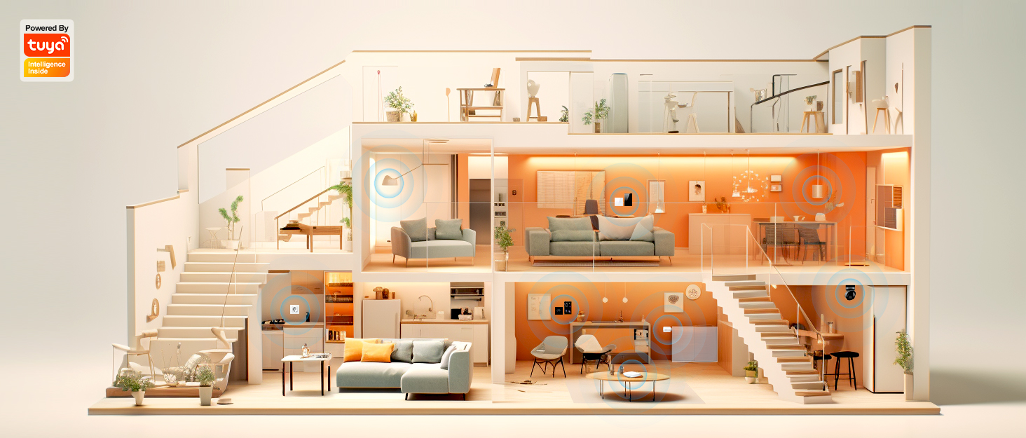 MIUCDA Smart Roller Shutter Switch Module WiFi + RF with Percentage