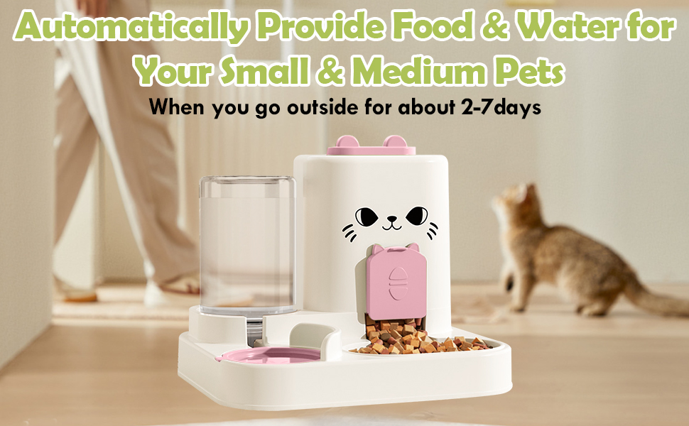 Automatically Provide Food &amp;amp; Water for Your Small &amp;amp; Medium Pets