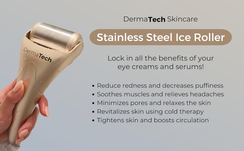 stainless steel ice roller, ice roller for face, ice face roller, face ice roller, facial ice roller