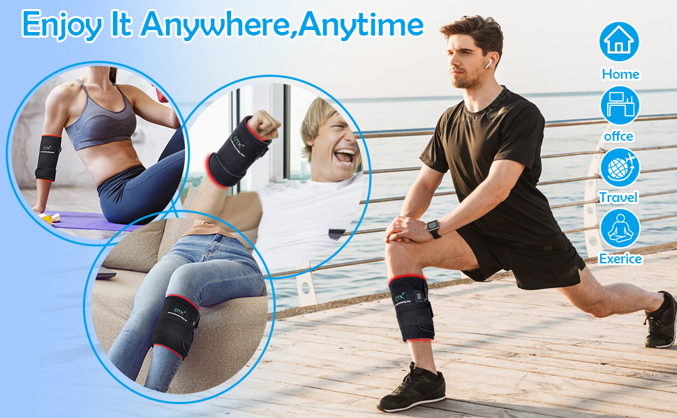 blue and red light pad