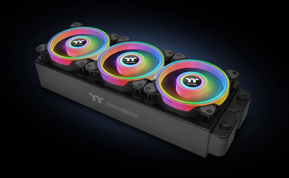 Amazon.co.jp: Thermaltake Riing Quad PLUS 14 RGB 3本セット
