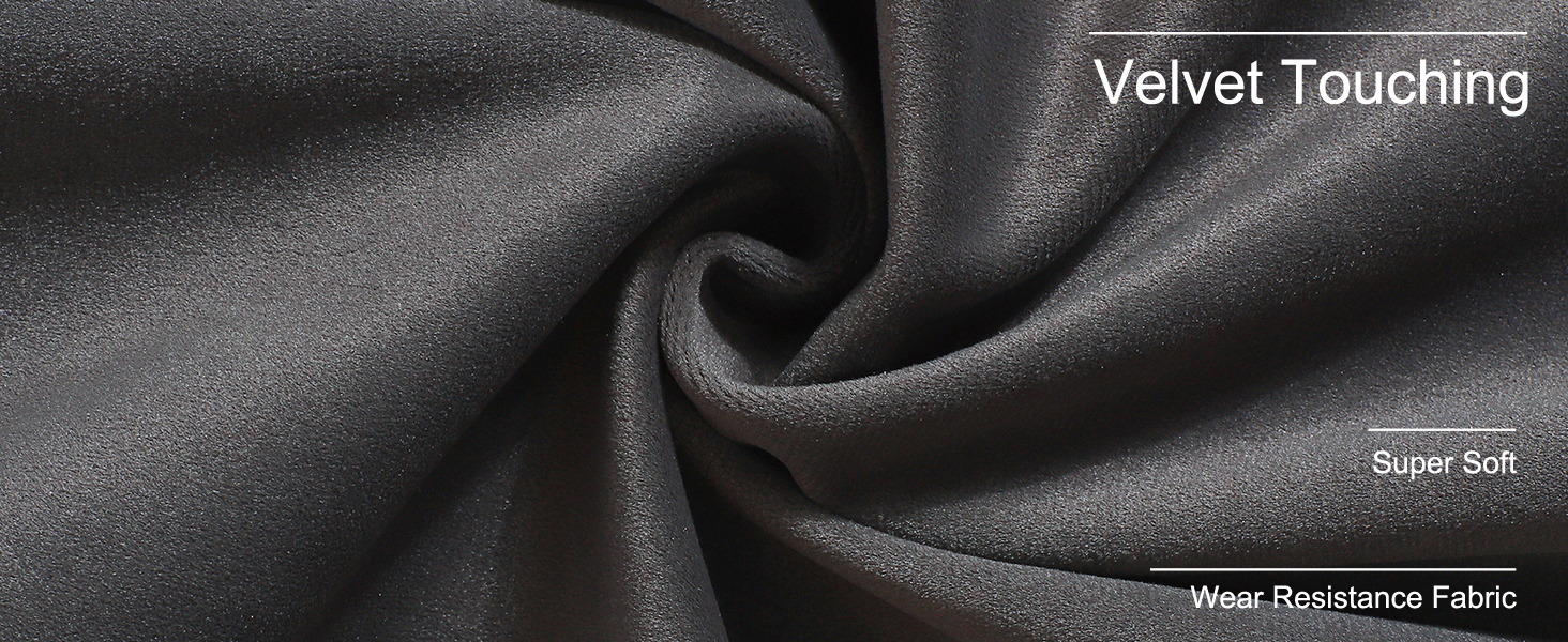 Velvet touching fabric