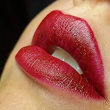 Red listick display of carmela lip palette