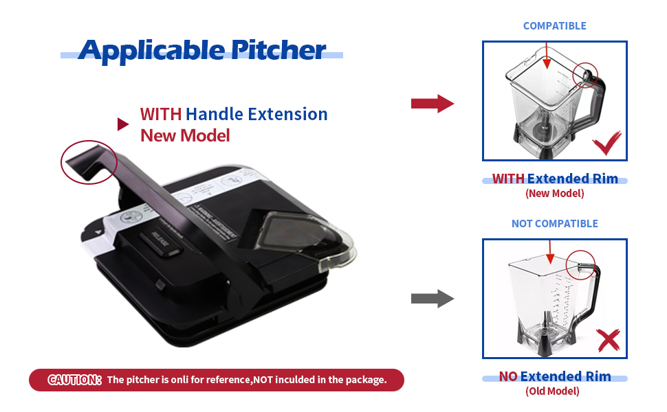 Replacement Locking Lid for Ninja Blender,72oz Blenders