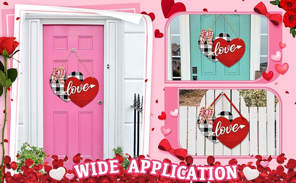 Happy Valentines Day Decor for Front Door