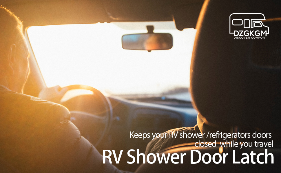 DZGKGM RV Shower Door Latch, RV Refrigerator Door Latch, RV