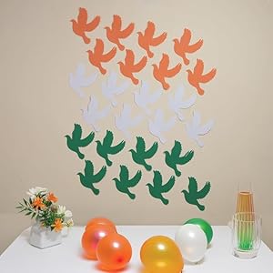 Indian Tricolour 3D Buntings