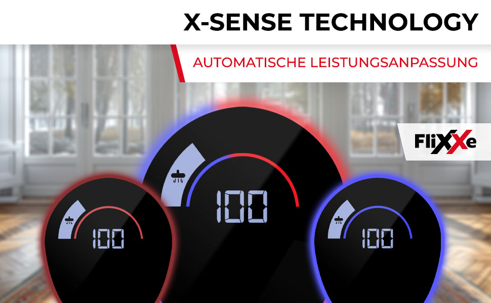 x-sense technology, display