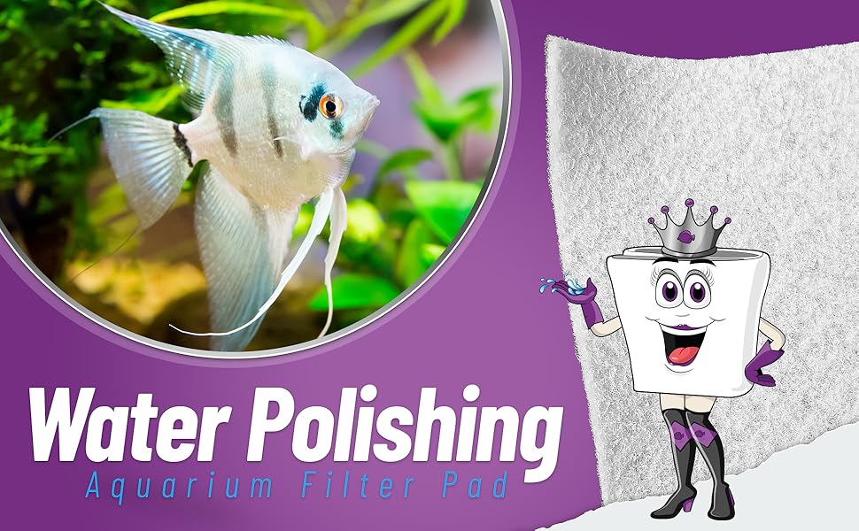 Aquatic Experts Aquarium Polishing Filter Pad, Aquarium Filter Pad