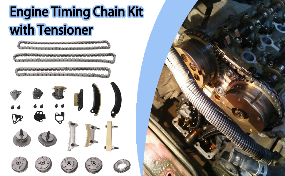 Engine Timing Chain Kit with VVT Sprockets for Buick