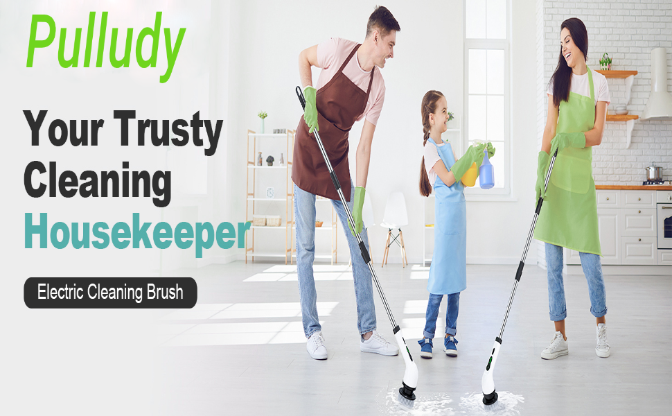 Esfregão giratório elétrico