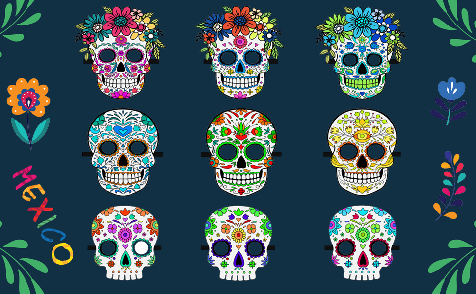 DAY OF THE DEAD MASKS