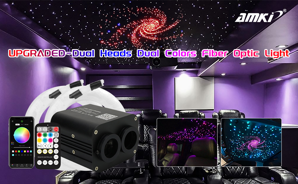 Amazon.com: AMKI Dual Color 20W Twinkle Starlight Headliner