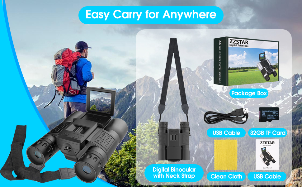 binoculars with camera built in