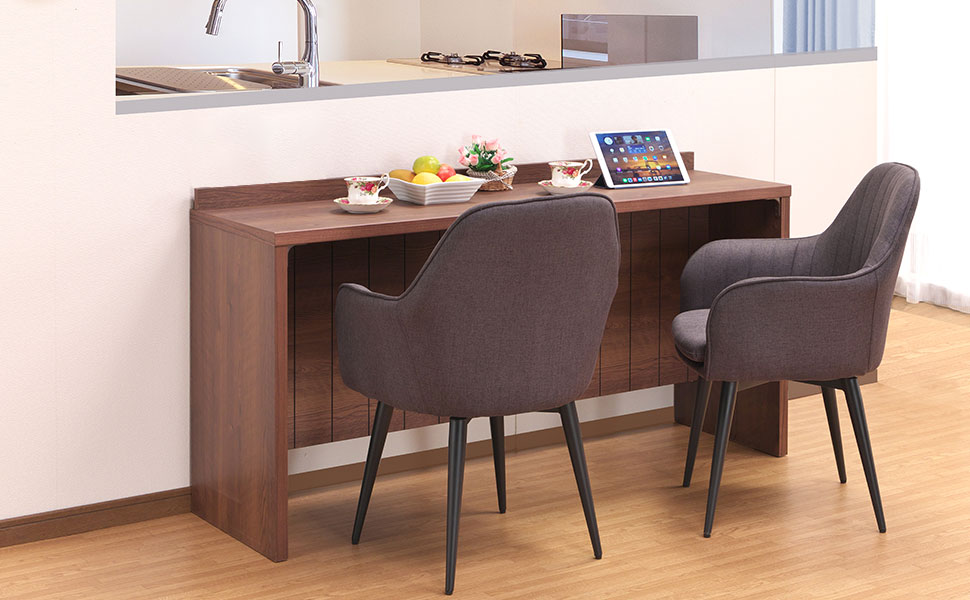 Amazon｜キッチンカウンター ハーフ ダイニング テーブル