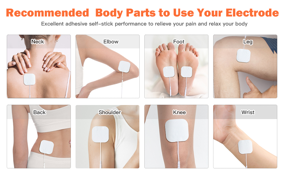 24 Pack 2''x2'' TENS Unit Replacement Pads Reuse More Than