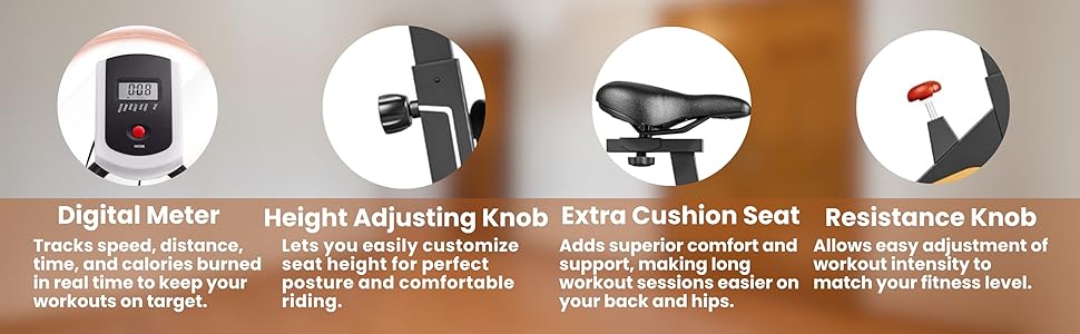 Bionfit yellow spin bike