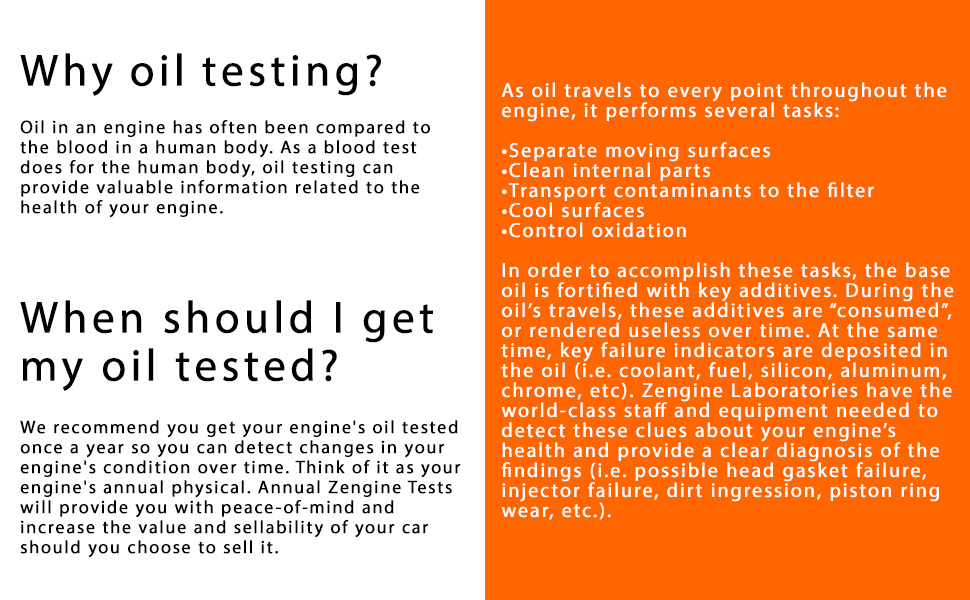 Zengine Engine Diagnostic & Oil Analysis Test Kit Easytouse Automotive Tools for