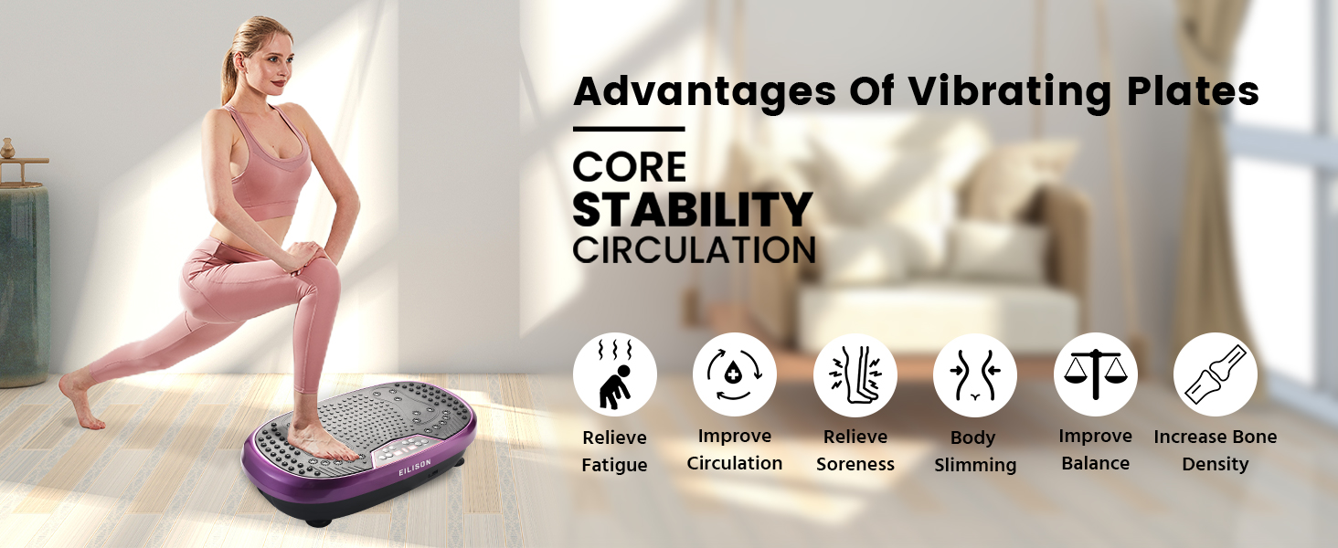 EILISON Fitpro Vibration Plate Exercise Machine Whole