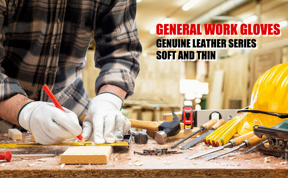 Leather Work Gloves