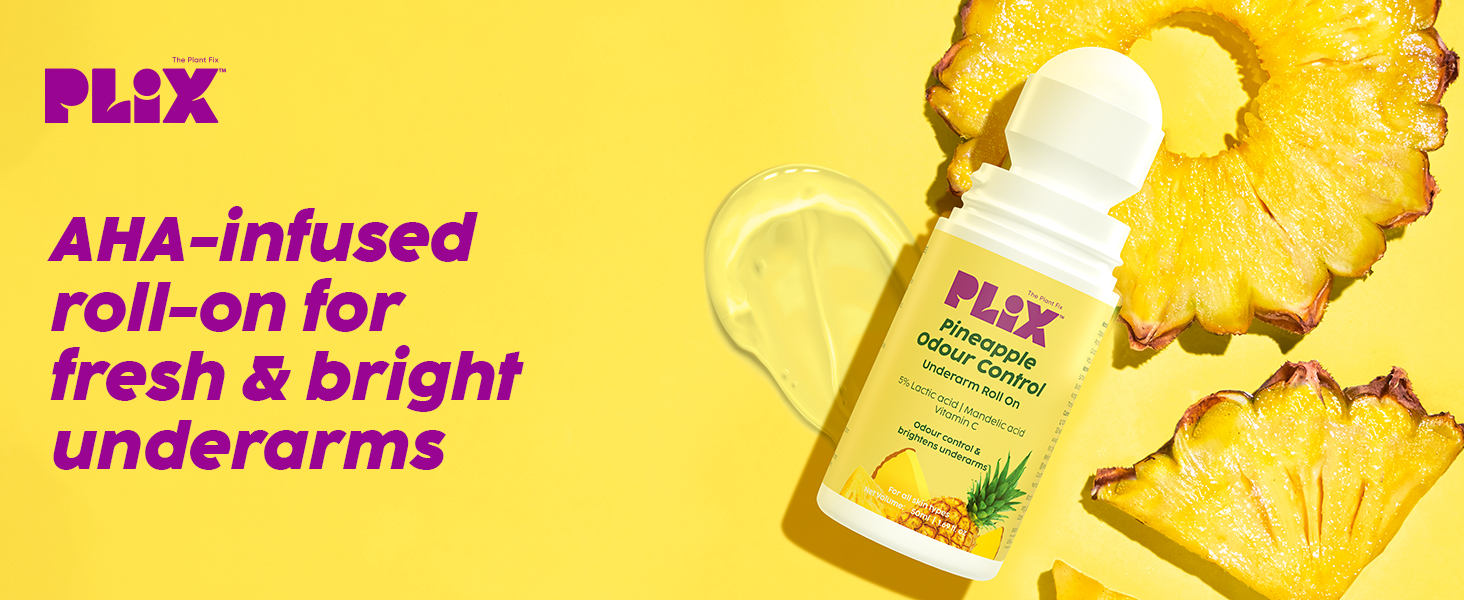 Pineapple Odour Control Underarm Roll-on--1