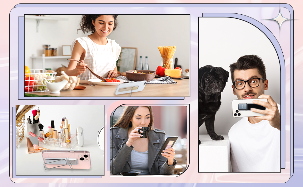 مقبض الهاتف، 4 قطع من مسند الهاتف التلسكوبي 