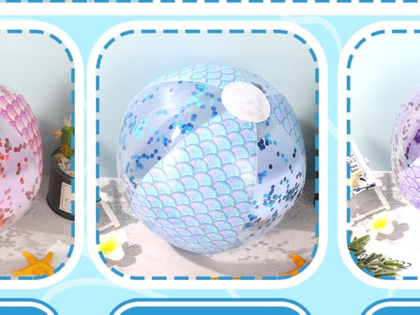  Mermaid Inflatable Beach Ball 