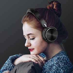 Headphones with Microphone Foldable Wired Headphones