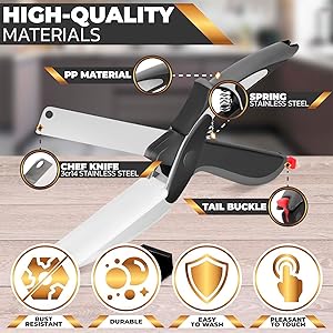 salad chopper bowl and cutter food chopper manual hand lemon cutter scissors kitchen smart gadgets