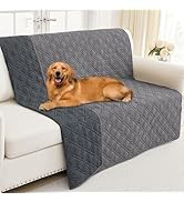 Smiry Waterproof Dog Blanket, 52x82 Inch Soft Pet Bed Cover Reversible, Washable Sofa Couch Furni...