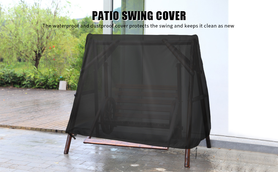Kasla Outdoor Swing Cover, A Frame Patio Swing Cover,Swing