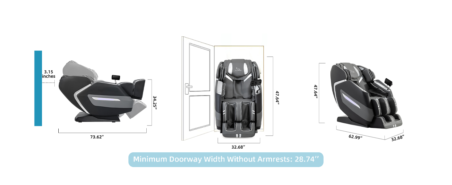 MassaMAX MT580 4D Massage chair full body
