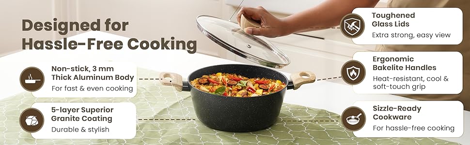 non stick casserole