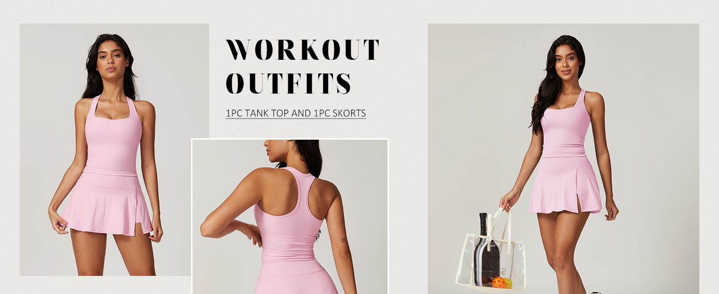 2 Piece Tennis Skirts Sets