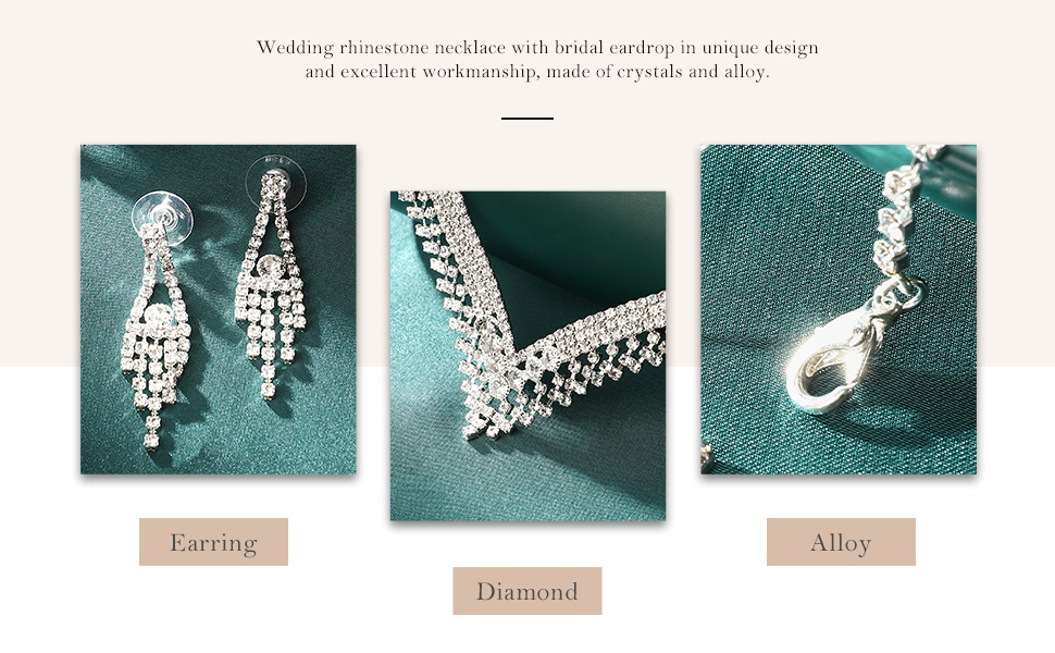 bride necklace sets bridal necklace choker bride necklace and earring set necklace silver bridal set