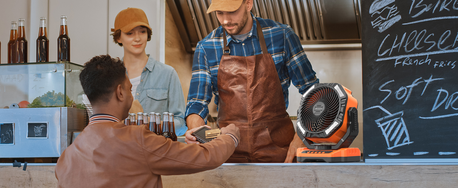 battery fan