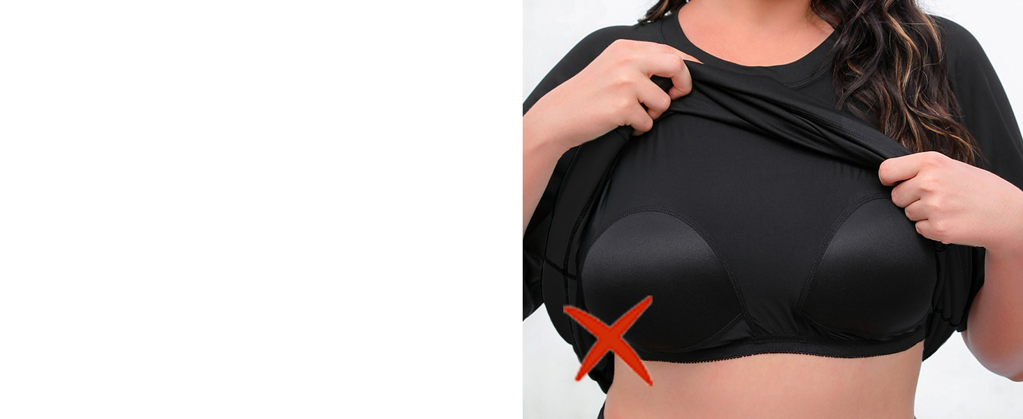 Halcurt Women's Plus Size Long Sleeve Rash Guard UPF 50+ Loose Fit