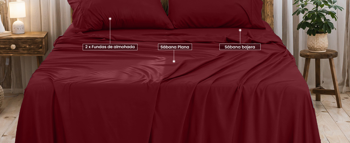 Juego Sábanas de Cama