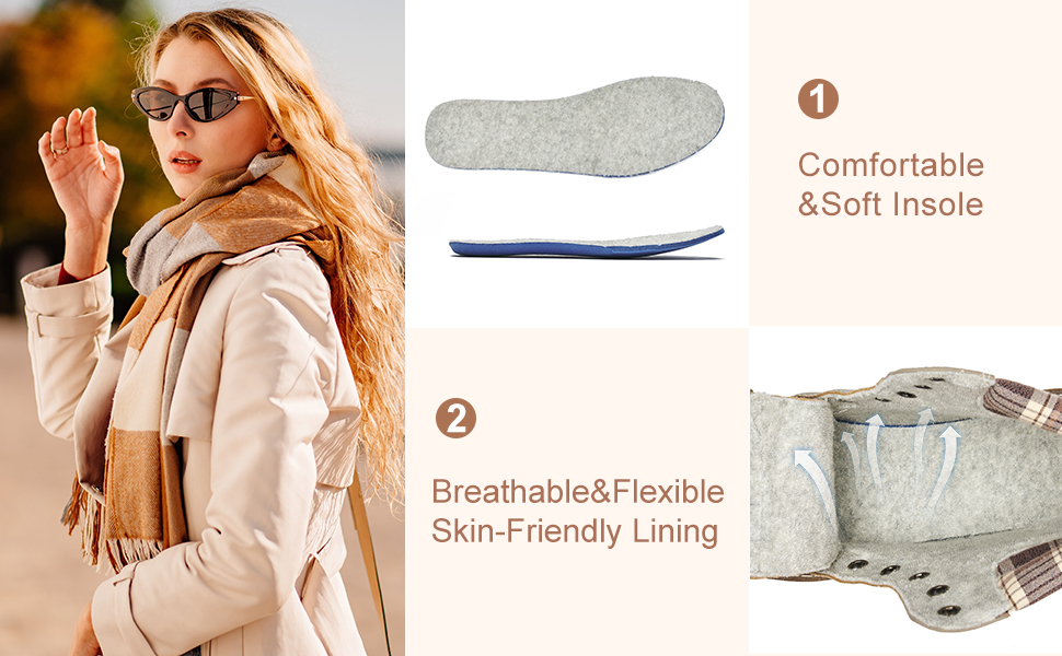 BREATHABLE&FLEXIBLE INSOLE